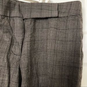 Talbots Gray/Brown Plaid Pants